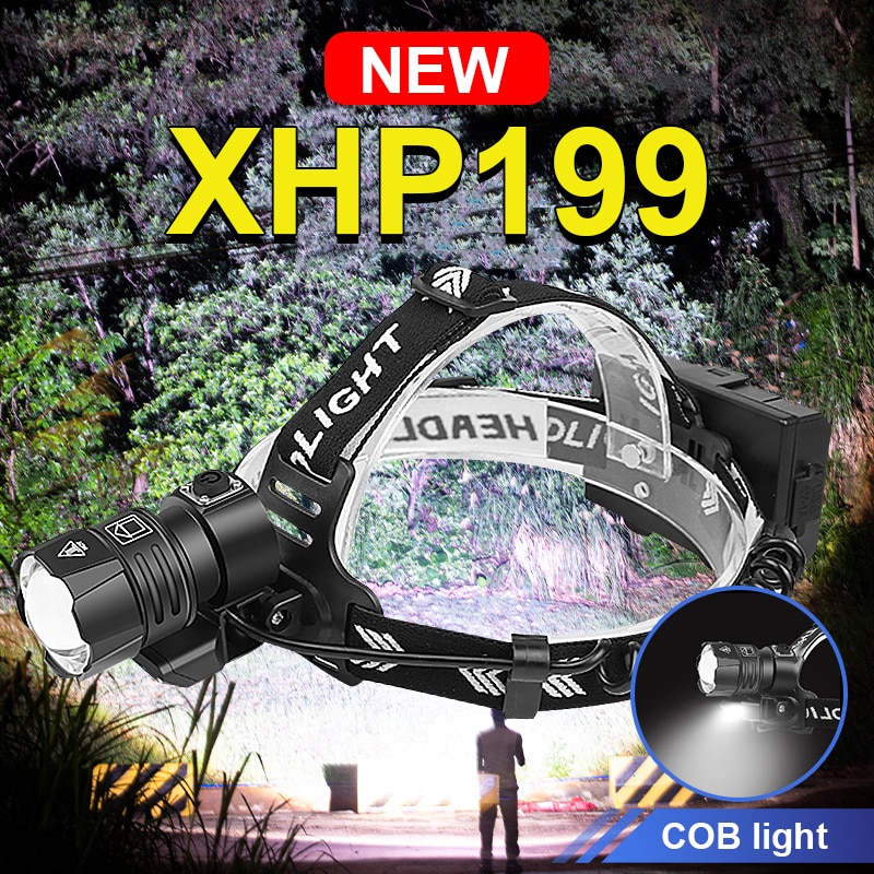 XHP199   LED   18650 USB   ..